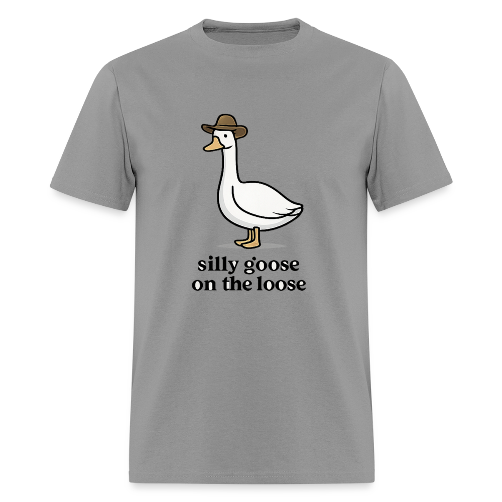 Silly Goose On The Loose - Cowboy Goose Tee - rock