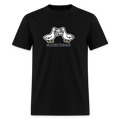 Goose Bumps - Fist Bumping Geese Tee - black