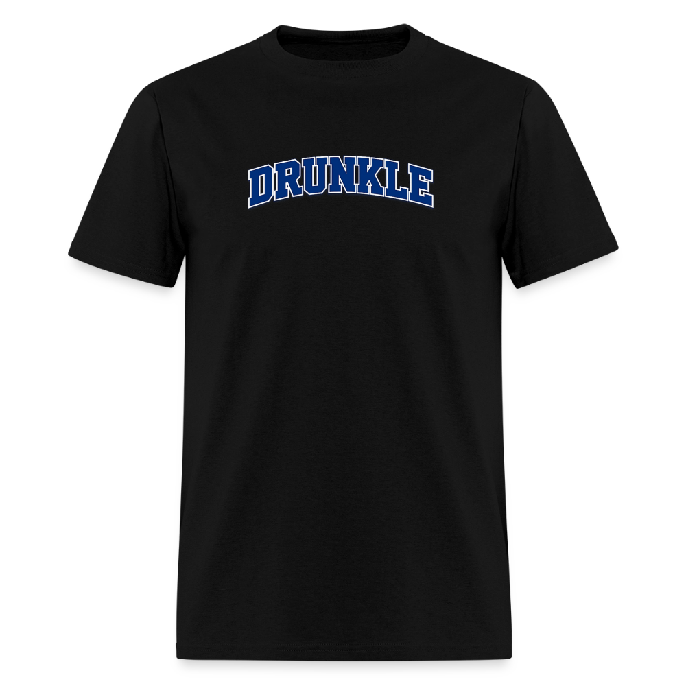 Drunkle - Varsity Drunk Uncle Tee - black