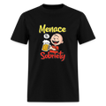Menace to Sobriety - Vintage Cartoon Tee - black