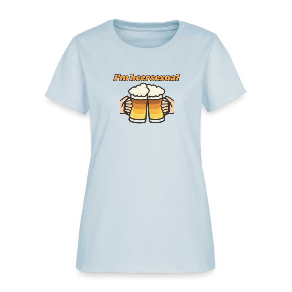 I'm Beersexual Women's Tee - Cheers to Beer - light blue