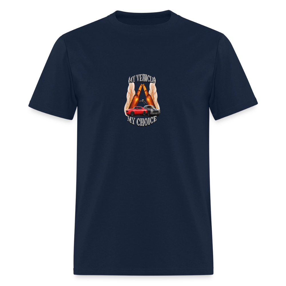My Vehicle My Choice - Muscle Car Tee - navy