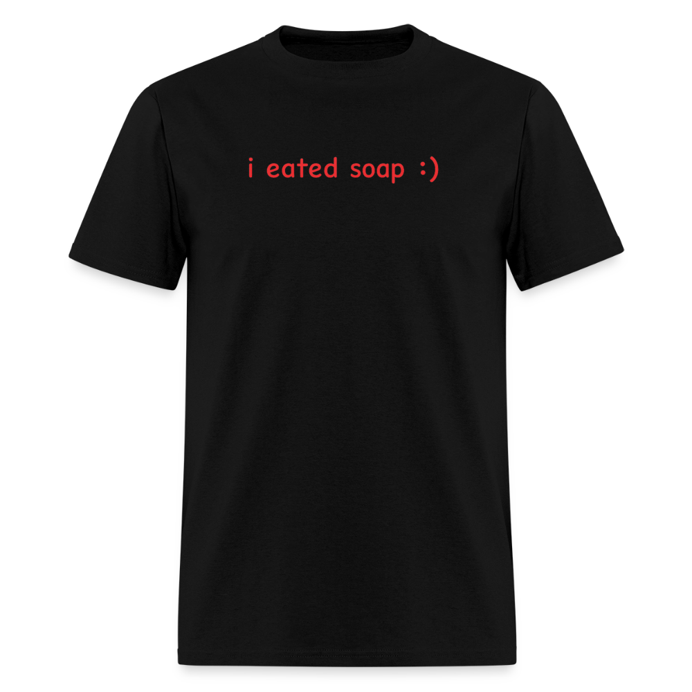 I Eated Soap - Crayon Confession Tee - black