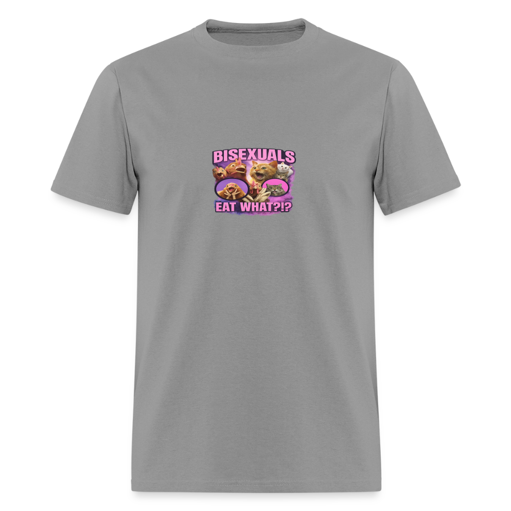 Bisexuals Eat What - Cats Meme Tee - rock