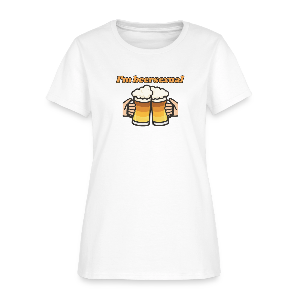 I'm Beersexual Women's Tee - Cheers to Beer - white