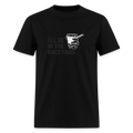 I'll Be In The Backyard - Cigar Dad Tee - black