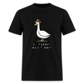 Silly Goose On The Loose - Cowboy Goose Tee - black