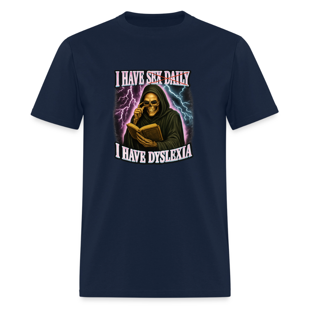 I Have Sex Daily Tee - navy