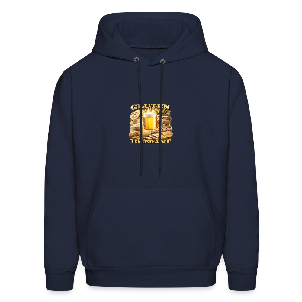 Gluten Tolerant - Beer Drinker Hoodie - navy