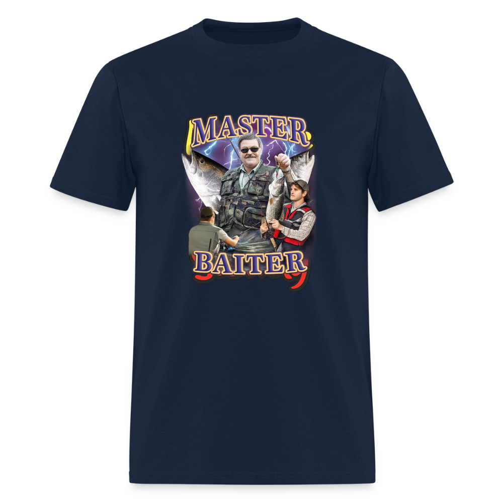Master Baiter - Fishing Graphic Tee - navy