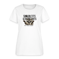 It's Called Trash Can Not Trash Cannot Women's Tee - Cute Raccoon Grammar - white