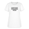 Can't Wait To Gamble Today Women's Tee - Casino Lucky Lady - white