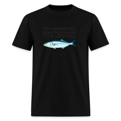 Buy A Man Eat Fish - Confused Wisdom Tee - black