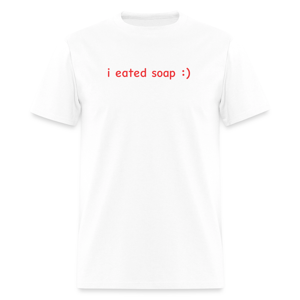 I Eated Soap - Crayon Confession Tee - white